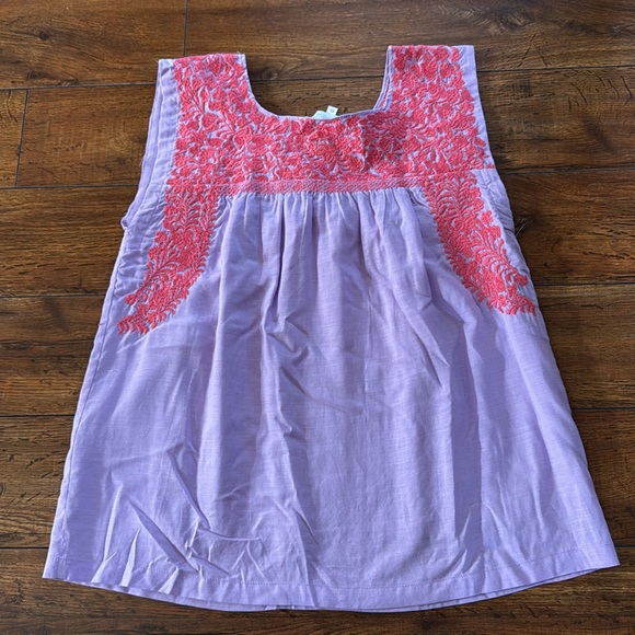 Embroidered Pink and Purple Top - Picture 4 of 4